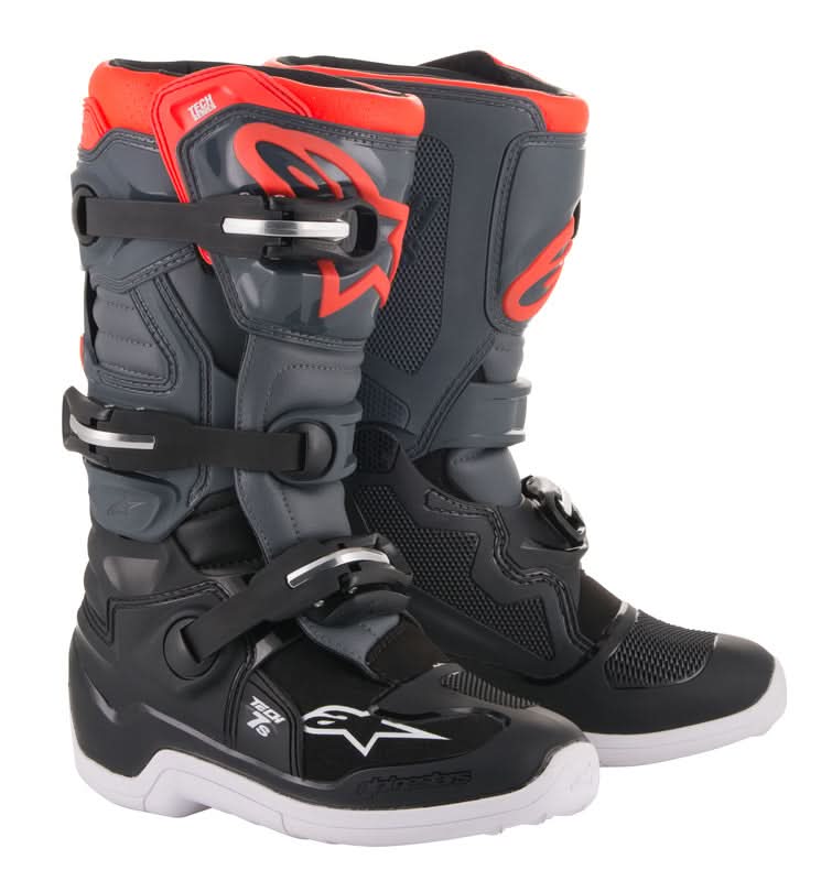Buty Alpinestars Junior Tech 7S Black/Dark Grey/Fluo Red 1 248467_ZAL465705.jpg