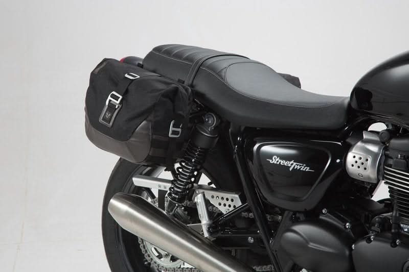 ZESTAW SAKW I STELAŻY LEGEND GEAR LC BLACK EDITION SW-MOTECH TRIUMPH STREET TWIN (16-)/CUP (16-) 3