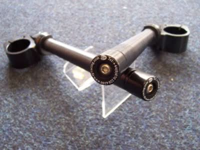 KOŃCÓWKI KIEROWNICY RG RACING GILLES THREADED (VARIO) BARS BLACK 1