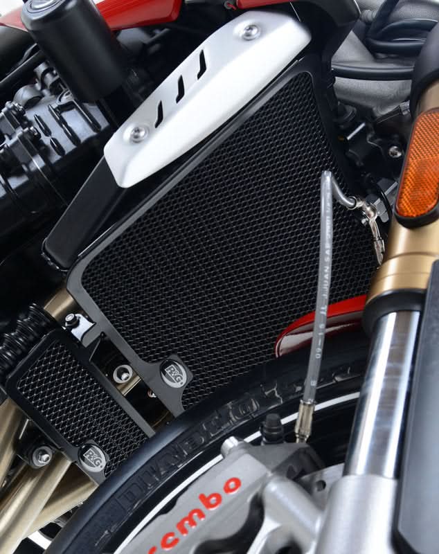 OSŁONA CHŁODNICY RG RACING TRIUMPH SPEED TRIPLE S 16-/SPEED TRIPLE R 16-/SPEED TRIPL RS 18- 20 BLACK 1