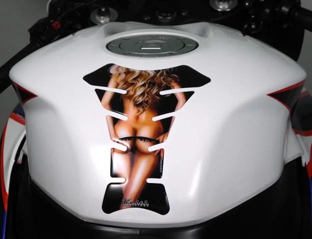 NAKLEJKA NA BAK TANKPAD KEITI NICE GIRL BLACK 1