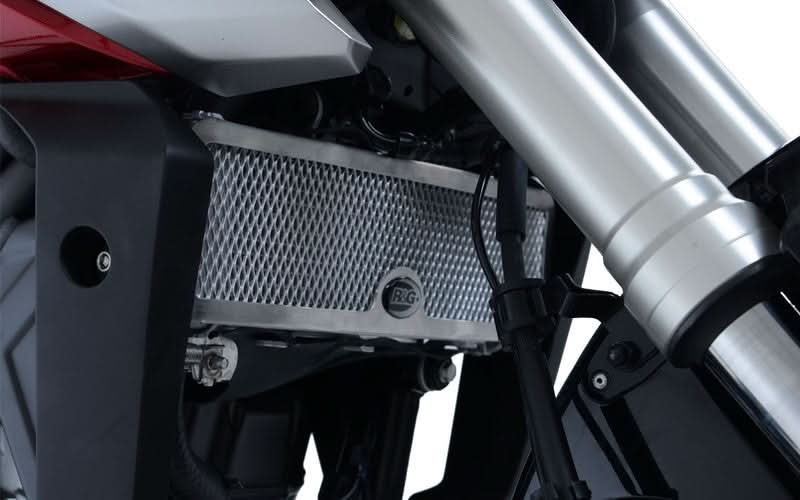 OSŁONA CHŁODNICY RG RACING HONDA CB125R 18- TITANIUM 1