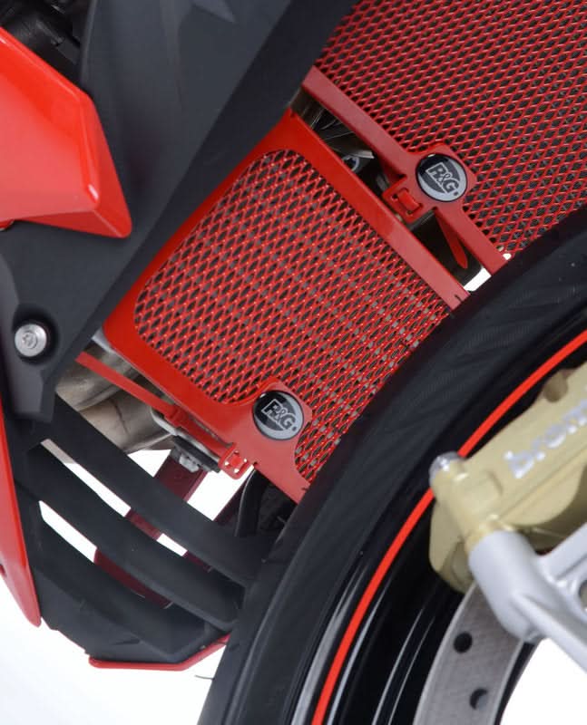 OSŁONA CHŁODNICY OLEJU RG RACING BMW S1000RR 10-15 / HP4 / S1000R 14- RED 1