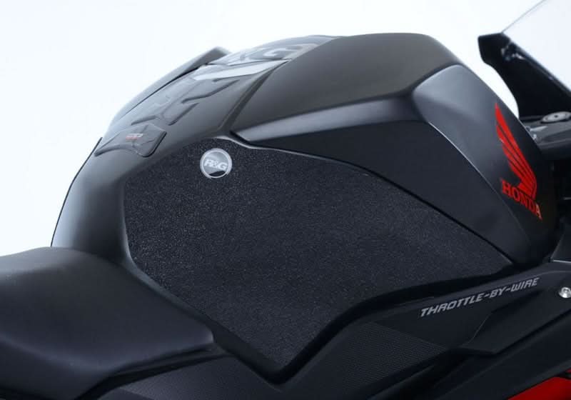 NAKLEJKA NA BAK TANKPAD ANTYPOŚLIZGOWY 2 CZĘŚCI RG RACING HONDA CBR250RR (17-) BLACK 1