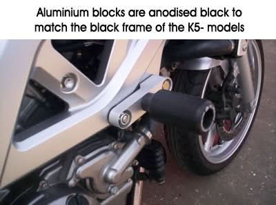 CRASHPADY CLASSIC RG RACING SUZUKI SV650 K5-K7 UNFAIRED/BIKINI FAIRING BLACK 1