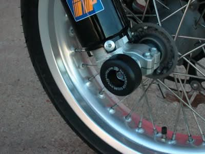 SLIDERY PRZEDNIEGO ZAWIESZENIA RG RACING APRILIA SXV 450/550 06 BLACK 1