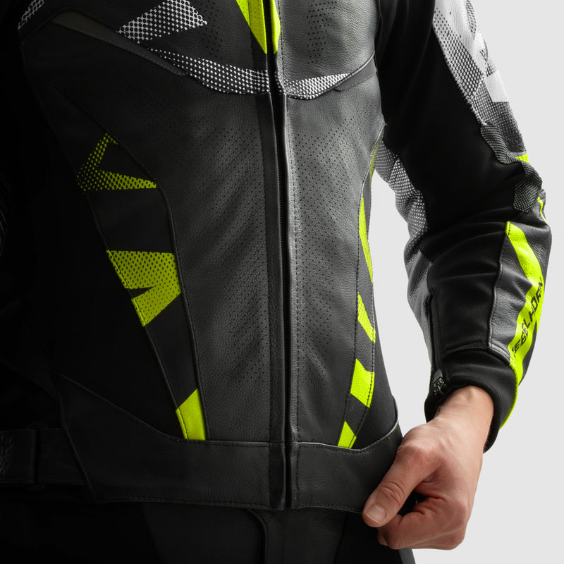 Kurtka motocyklowa skórzana Rebelhorn Inferno Black White Fluo Yellow 14 324180_ZAL786864.jpg