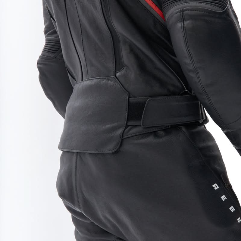 Kurtka motocyklowa skórzana Rebelhorn Veloce Black Grey Fluo Red 30 277790_ZAL678283.jpg