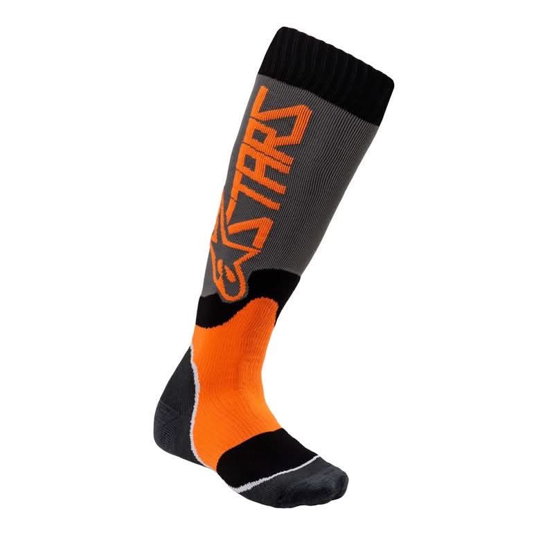 Skarpety Alpinestars Junior Mx Plus-2 Cool Grey/Fluo Orange 2 252162_ZAL486498.jpg