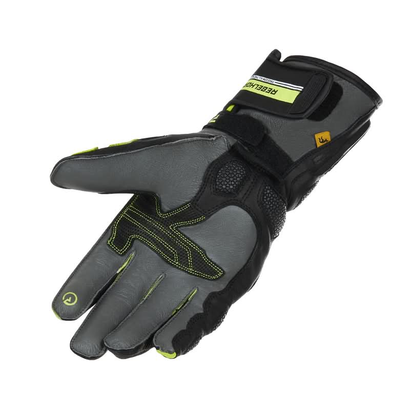 Motocyklowe Rękawice Skórzane Rebelhorn ST Long Black/Grey/Flo Yellow 5 194261_ZAL614878.jpg