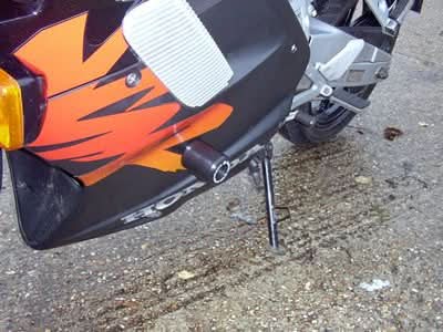 CRASHPADY CLASSIC RG RACING HONDA NSR125 BLACK 1