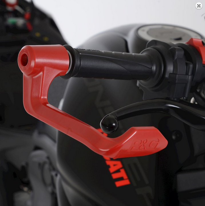 OSŁONA DŹWIGNII HAMULCA RG RACING SUPER SOCO CPX 20- RED 1