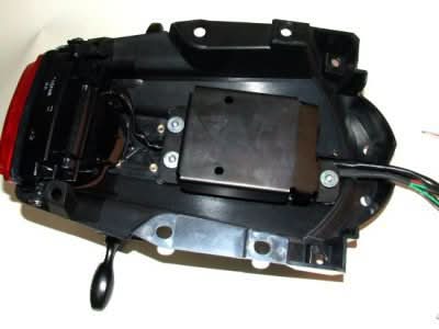 ZESTAW DO MONTAŻU ALARMU AVERTO RG RACING HONDA CBR1000RR 08- BLACK 1