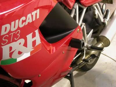 CRASHPADY CLASSIC RG RACING DUCATI ST3 BLACK 1
