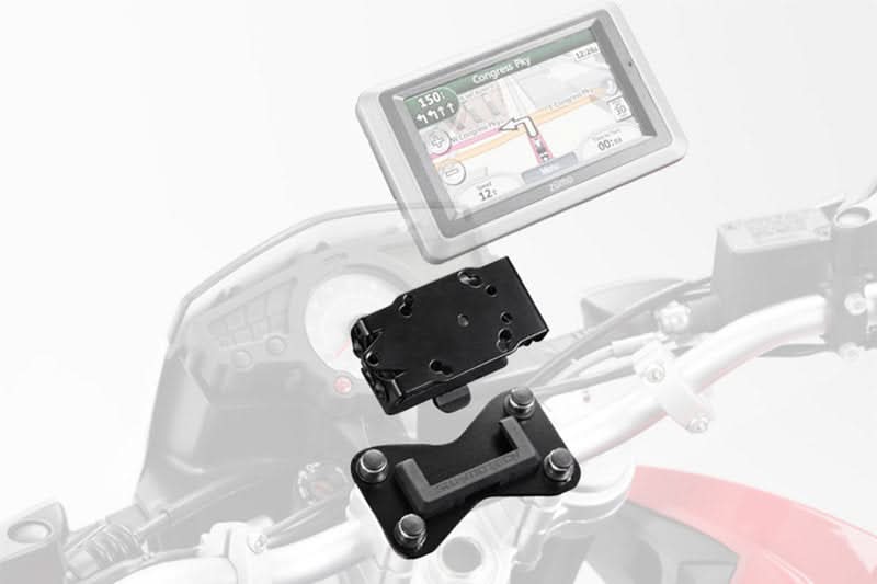 MOCOWANIE GPS DO KOKPITU SW-MOTECH BMW K 1200 GT (06-08) K 1300 GT (09-11) BLACK 1