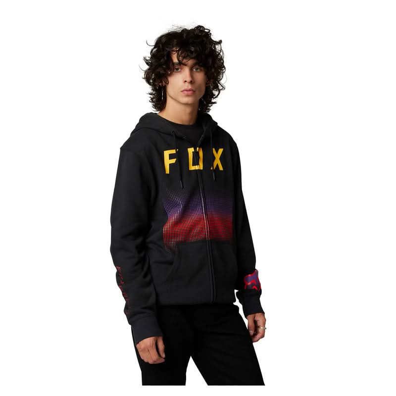 Bluza z Kapturem na Zamek Fox Fgmnt Black 1 262126_ZAL551510.jpg