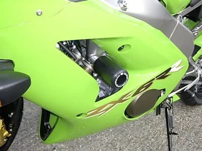 CRASHPADY CLASSIC RG RACING KAWA ZX636 03- 04 (B1H, B2H & ZX-6RR 03- 04) BLACK 1
