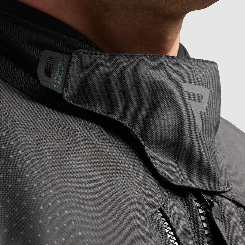 Kurtka motocyklowa tekstylna Rebelhorn Hiker 4 Black Dark Grey Fluo Yellow 34 293551_ZAL691109.jpg