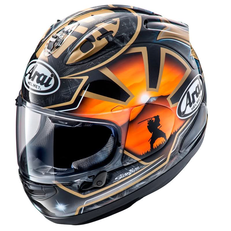 Kask Arai RX7V EVO Pedrosa Spirit Gold 1 231616_ZAL474594.jpg
