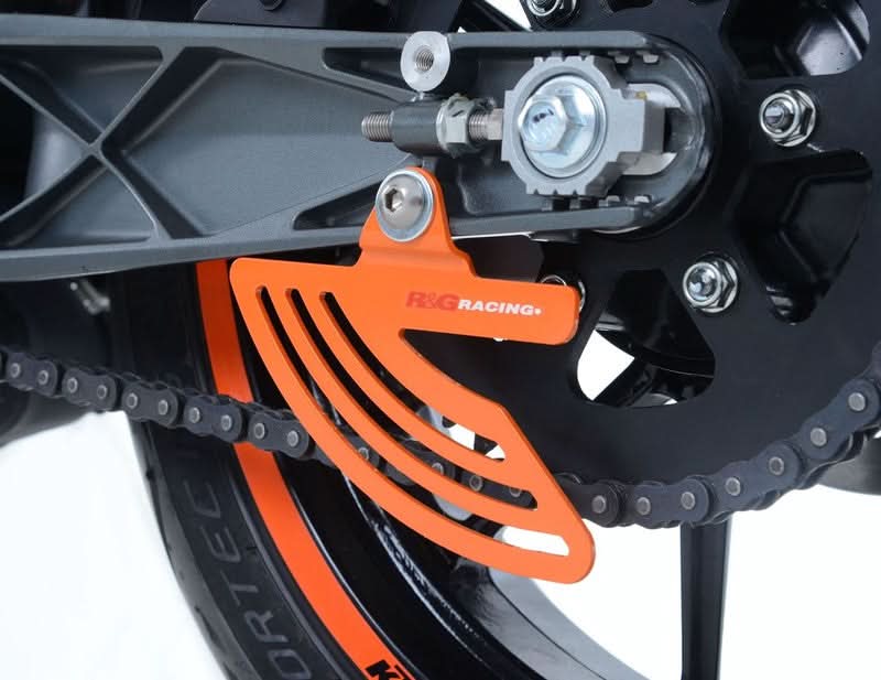 OSŁONA ŁAŃCUCHA RG RACING KTM RC125/200/390, HUSQVARNA VITPILEN/SVARTPILEN 701 ORANGE 1