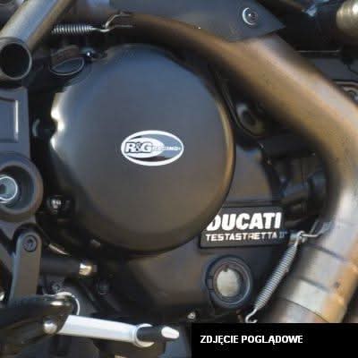OSŁONA SUCHEGO SPRZĘGŁA I POMPY WODY RG RACING DUCATI (1098,1198), ZESTAW BLACK 1