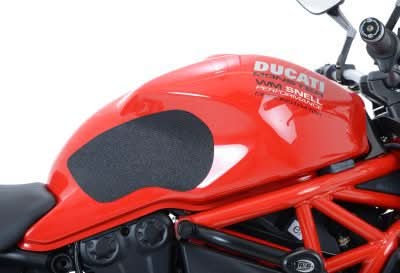 NAKLEJKA NA BAK TANKPAD ANTYPOŚLIZGOWY 2 CZĘŚCI RG RACING DUCATI MONSTER 1100/1100 EVO (10-14) BLACK 5