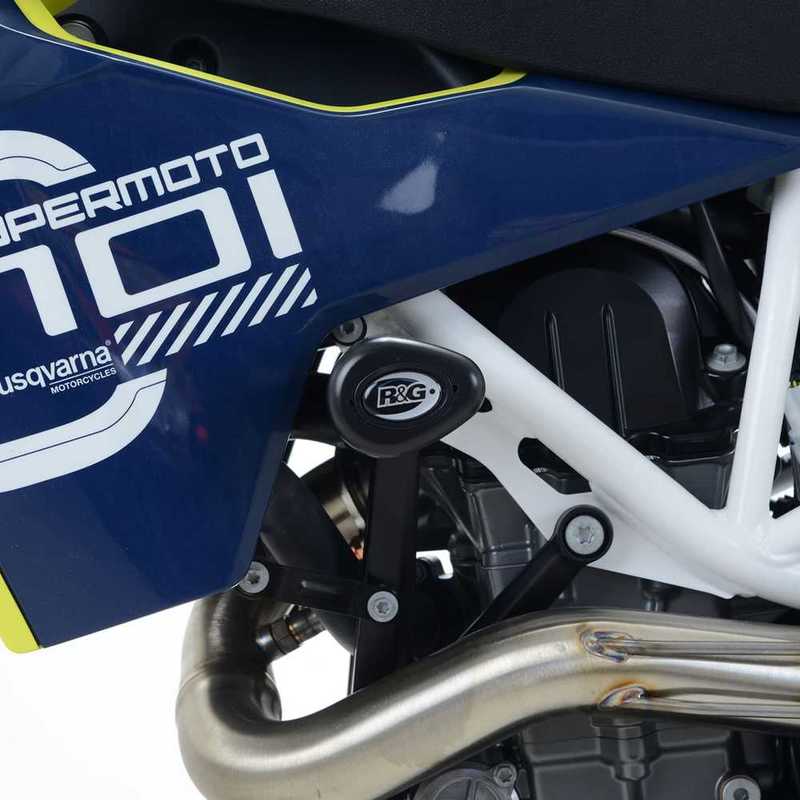 CRASHPADY AERO RG RACING HUSQVARNA 701 ENDURO/701 SUPERMOTO. KTM 690 SMC-R 19- BLACK 1