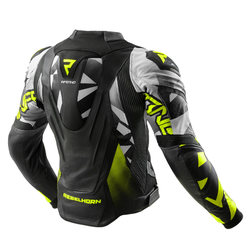 Kurtka motocyklowa skórzana Rebelhorn Inferno Black White Fluo Yellow 3 324180_ZAL786792.jpg