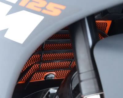 OSŁONA CHŁODNICY RG RACING KTM 390 DUKE -16, RC390 -21, RC125/200 ORANGE 7