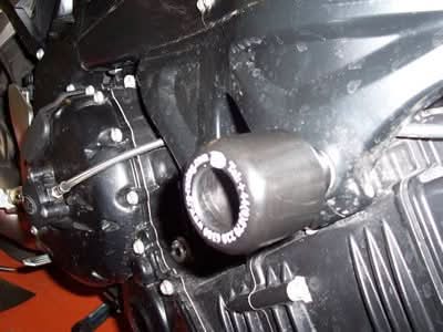 CRASHPADY CLASSIC RG RACING BMW K1200 R/K1300R BLACK 1