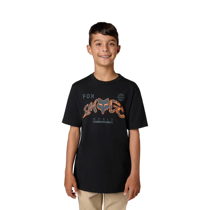 T-Shirt Junior FOX Image Print Ultra Black 5 350133_ZAL869087.jpg