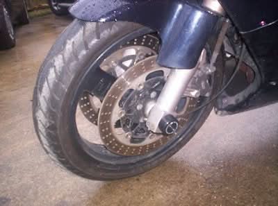 SLIDERY PRZEDNIEGO ZAWIESZENIA RG RACING ZX7-R, ZXR750, ZZR1200, Z 1000 (UP TO 06) BLACK 1