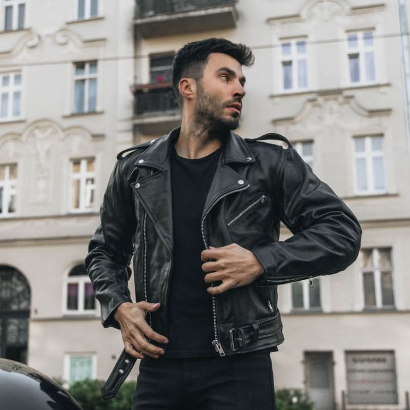 Kurtka Motocyklowa Skórzana Ozone Ramones Black 13 200288_ZAL587052.jpg