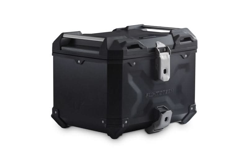 ZESTAW KUFRA CENTRALNEGO TRAX ADV SW-MOTECH F 750/850 GS (17-) STALOWY BAGAŻNIK BLACK 1