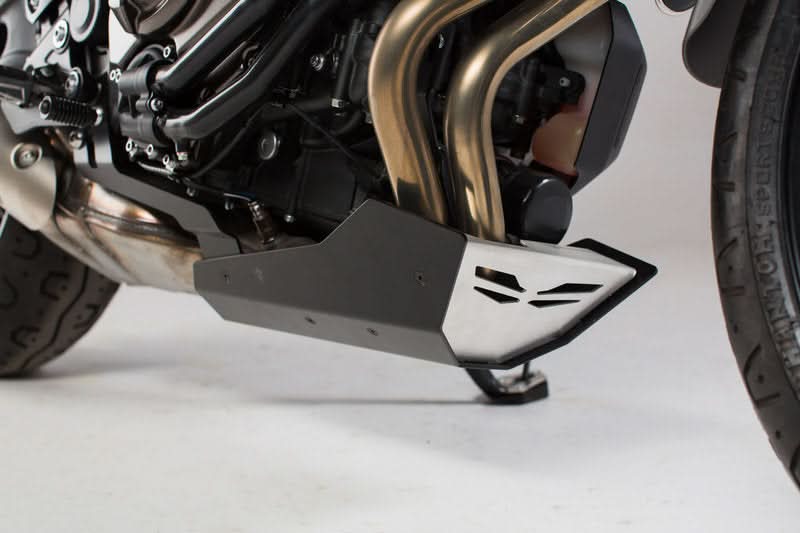PRZEDNI SPOILER PŁUG SW-MOTECH MT07/MT07 TRACER XSR700 BLACK/SILVER 1