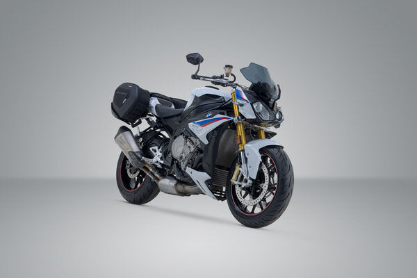 ZESTAW SAKW BOCZNYCH PR BLAZE H I STELAŻY, BMW S1000RR (12-14)/S1000R(13-20), BLACK 9