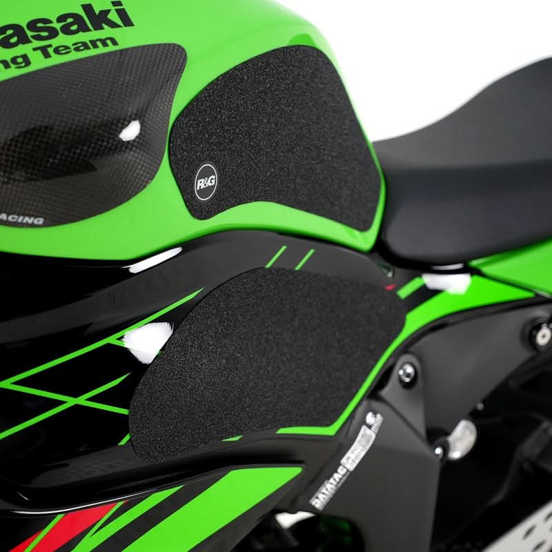 NAKLEJKA NA BAK TANKPAD ANTYPOŚLIZGOWY 4 CZĘŚCI RG RACING KAWASAKI ZX6R 636 (13-14) CLEAR 1