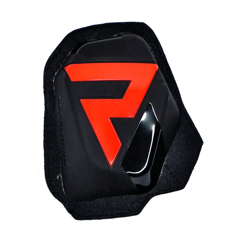 SLIDERY KOLAN REBELHORN (NA RZEPY) BLACK FLUO RED 1