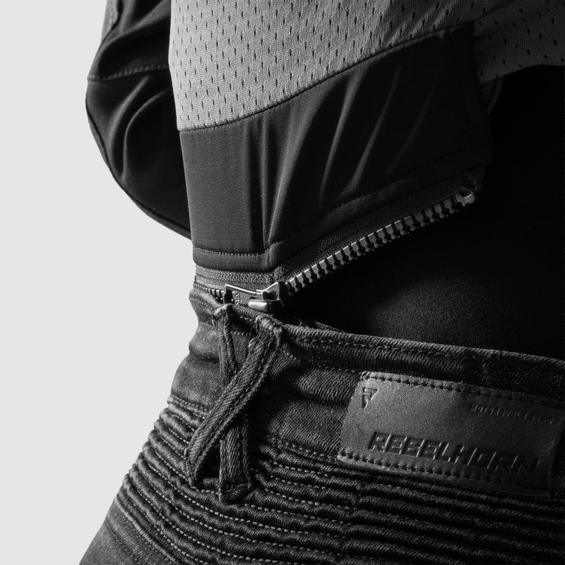 Jeansy Motocyklowe Damskie Rebelhorn Agness 2 Washed Black Monolayer 27 348147_ZAL894021.jpg