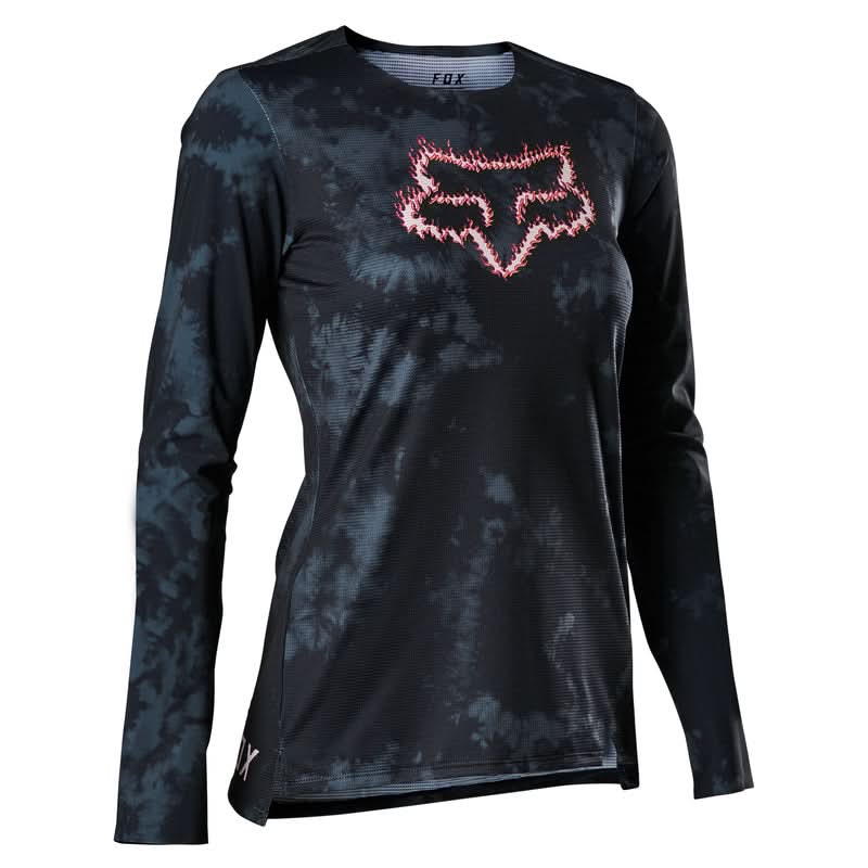 Koszulka Rowerowa z Długim Rękawem Fox Lady Flexair Ts57 Black 1 232594_ZAL460360.jpg