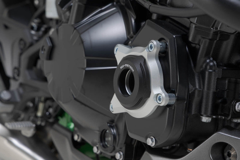 OSŁONA SILNIKA SW-MOTECH KAWASAKI Z900 MODELS (16-) BLACK/SILVER 1