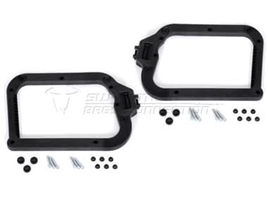 ZESTAW ADAPTERÓW NA STELAŻ EVO NA KUFRY BOCZNE SW-MOTECH HEPCO&BECKER BLACK 1