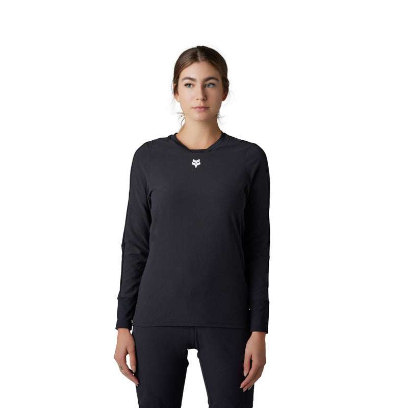 Koszulka Rowerowa Z Długim Rękawem Damska Fox Defend Thermal Black 3 309486_ZAL750025.jpg