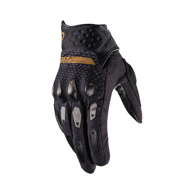 RĘKAWICE MOTOCYKLOWE LEATT ADV SUBZERO 5.5 SHORT STEALTH BLACK GREY XL 7