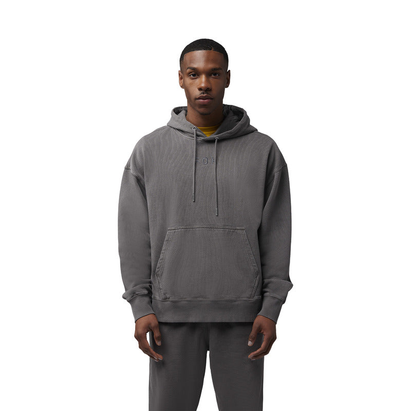 Bluza z kapturem FOX Wordmark Oversized Fleece Po Pewter 5 311559_ZAL719650.jpg