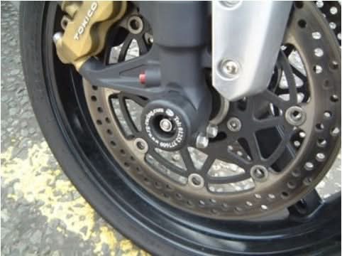 SLIDERY PRZEDNIEGO ZAWIESZENIA RG RACING GSXR K2-K5, SV1000 (NOT GSXR1000K5-K6) BLACK 1
