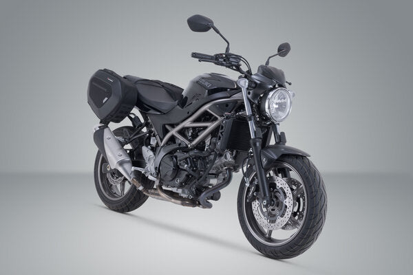 ZESTAW SAKW PRO BLAZE H I STELAŻY SW-MOTECH SUZUKI SV650 ABS (15-), SV650 X (18-) BLACK 3