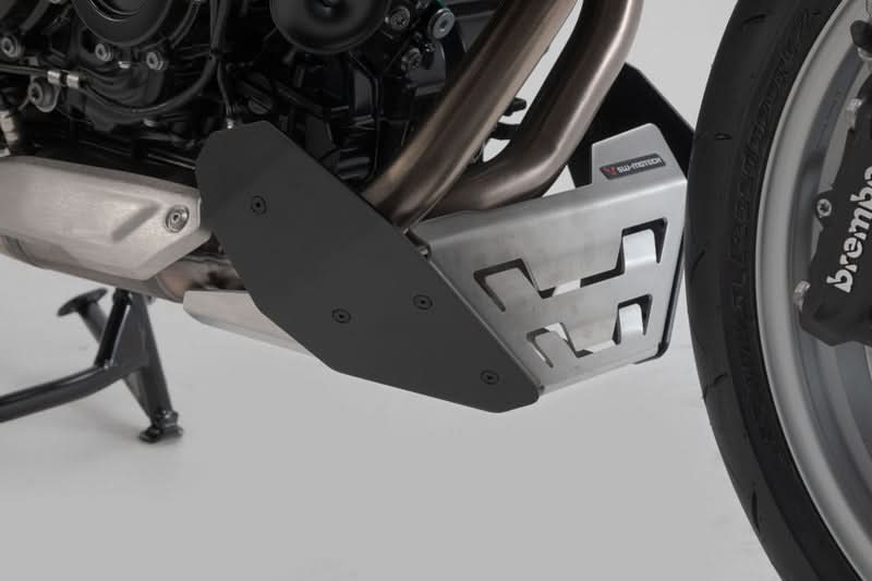 PRZEDNI SPOILER PŁUG SW-MOTECH BMW F 900 R / XR (19-) BLACK/SILVER 1