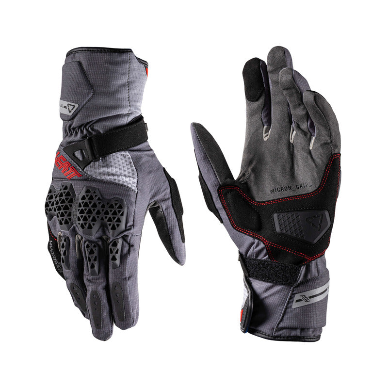 RĘKAWICE MOTOCYKLOWE LEATT ADV HYDRADRI 6.5 IRON GREY M 1