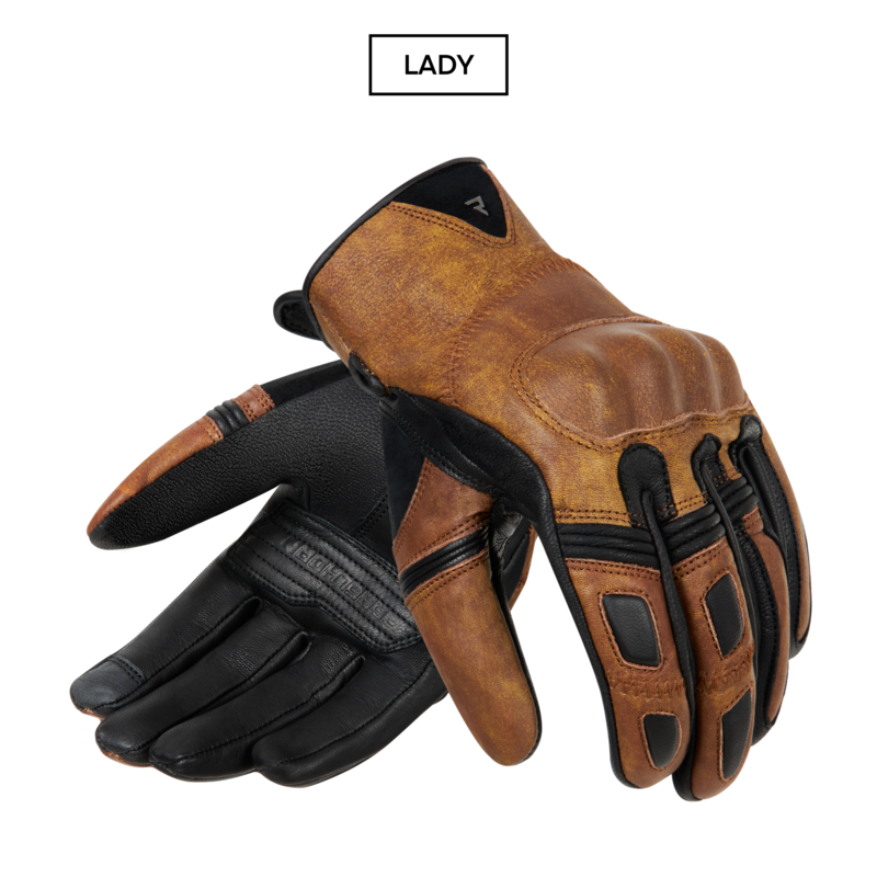Rękawice motocyklowe damskie Rebelhorn Thug 2 Vintage Brown 1 214953_ZAL614670.png